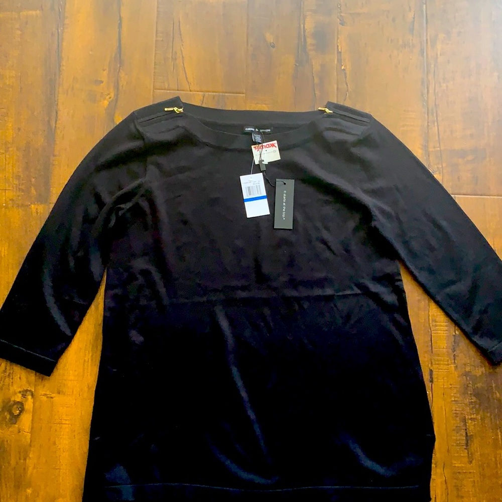 NTW 3/4 length black top